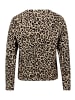 Betty Barclay Shirtjacke mit Rippenstruktur in Khaki/Schwarz