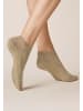 Kunert Sneakersocken Liz antirutsch in Beige-mel.
