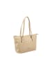 PRATTEN S038-G genarptes PU Shopper in dark beige