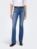 ONLY Flared fit jeans in Medium Blue Denim