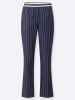 Sieh an! Schlupfhose in marine-weiß-gestreift