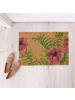 relaxdays Fußmatte "Tropical" in Bunt - (B)60 x (T)40 cm