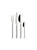 Villeroy & Boch 144er Set Tafelbesteck Montauk silber in silber