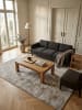 KADIMA DESIGN Rustikaler Couchtisch NAKO: Akazienholz, quadratisch, pflegeleicht in Beige
