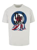 F4NT4STIC Heavy Oversize T-Shirt The Who Flag Blanket in lightasphalt
