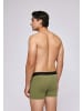 SNOCKS Boxershorts aus Bio-Baumwolle 6 Stück in Olive