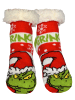 The Grinch The Grinch Hüttensocken Haussocken Kuschelsocken Socken in weiß/rot
