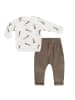 Jacky 2-tlg. Set Sweatshirt & Hose - Giraffe Allover in braun,weiss
