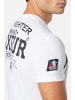 Boxeur des Rues T-Shirt Boxeur Street 2 in White-Black