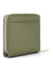 Lazarotti Bologna Leather Medium Zip-Around Geldbörse Leder 10 cm in olive