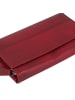Greenburry Destressed Geldbörse RFID Schutz Leder 18.5 cm deep red