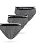 Normani Outdoor Sports Normani Outdoor Sports 3er Pack Herren Merino Slip in Grau