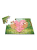 Mr. & Mrs. Panda Puzzle Faultiere Herz Design ohne Spruch in Weiß