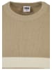 Urban Classics Crew Neck Jumper in wetsand/sand