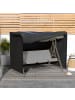 Outsunny Abdeckung für Schaukel,205cm x 124cm x 164cm,schwarz