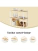 SONGMICS 2er-Set: Küchenregal Bystro in Weiß-Beige - (B)19.5 x (H)15.6 x (T)29.7 cm