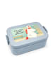 Mr. & Mrs. Panda Snack Box Einhorn Krankenschwester Design mit S... in Blau Pastell