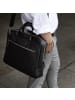 SID & VAIN Leder-Laptoptasche 15" Leder Businesstasche Unisex DIXON in schwarz