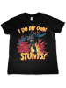Batman Shirt "I Do My Own Stunts Kids T-Shirt" in Schwarz