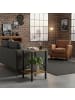 relaxdays Beistelltisch in Braun/ Schwarz - (B)38 x (H)55 x (T)30 cm