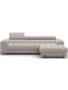 MF Design Fenro Recamiere Rechts in Beige -  (L) 181 x (B) 285 x (H) 93 cm