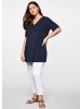 sheego Longshirt in marine