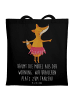 Mr. & Mrs. Panda Schultasche Fuchs Ballerina mit Spruch in Schwarz