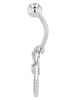 Adeliás Damen Piercing aus Edelstahl in silber