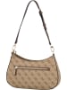 Guess Handtasche Noelle II Top Zip SHB Logo in Latte Logo Brown