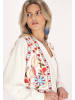 VIRITA Women Weste in Weiss Mehrfarbig