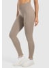 SMILODOX Leggings Infinite Scrunch in Hellbraun