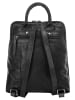 SPIKES & SPARROW Rucksack echt Leder in schwarz