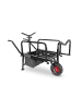 relaxdays Angelwagen-Transportwagen in Schwarz - (B)145 x (H)65 x (T)55 cm