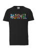 Logoshirt T-Shirt Marvel Comic Colour Logo in schwarz