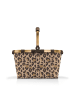Reisenthel carrybag - Einkaufskorb (teddy leo olive) in frame leo macchiato