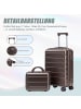 ABRIHOME Kofferset in Braun 2-teilig 14 19 Zoll