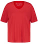 SAMOON T-Shirt Kurzarm Rundhals in Power Red