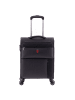 Gladiator 3700 4 Rollen Kabinentrolley 55 cm mit Dehnfalte black
