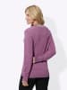Sieh an! Langarm-Pullover in violett
