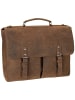 Bugatti Aktentasche Luca With Flap in Braun