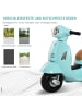 HOMCOM Vespa Elektromotorrad Kinder 1,5-3 Grün