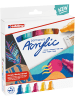 edding Acrylmarker edding 5000 breit 5er-Set sortiert abstrakt