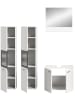 ebuy24 Badmöbelset Boston Weiß 137 x 33 cm