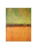 WALLART Leinwandbild Gold - Pastell Sommer mit Gold in Orange