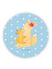 Mr. & Mrs. Panda Pinnwand Magnet Fuchs Mama ohne Spruch in Blau Pastell