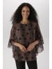 Aniston SELECTED Chiffonbluse in schwarz-kupfer