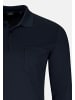 Ragman Poloshirt Basic in Dunkelgrau / schwarz / dunkelblau
