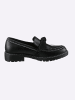 Heine Slipper in schwarz