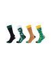 Fun Socks Socken 4er Pack graphics in grün mix