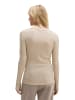 Marc O'Polo Geripptes Longsleeve slim in Linen Beige
